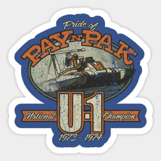 Pay 'N Pack U-1 1973 Sticker